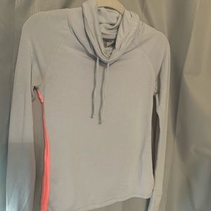 Cowl neck workout pullover